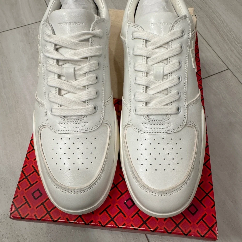 Tory Burch Clover Court Sneakers - Picture 3 of 9